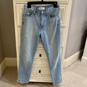 Madewell Vintage Style Light Wash Jeans